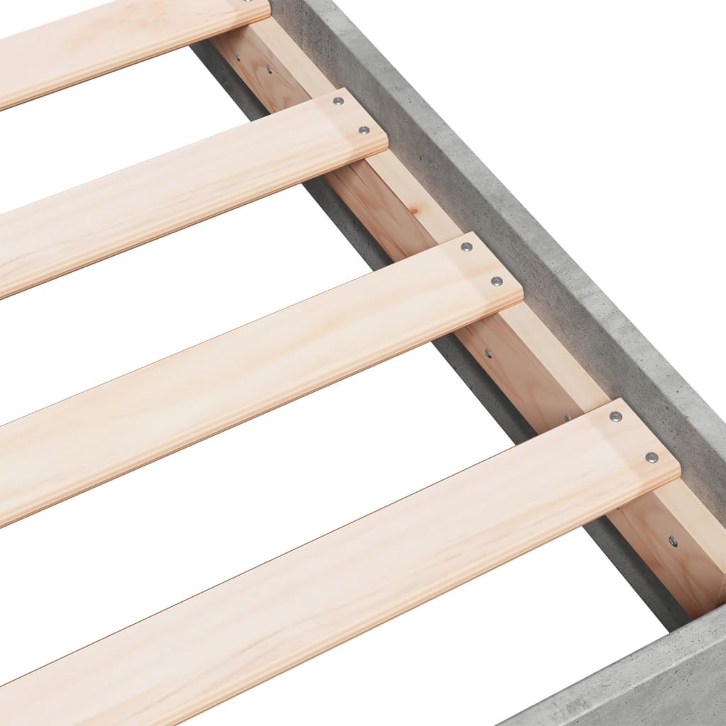 Giroletto Grigio Cemento 140x200 cm in Legno Multistrato | homemem39