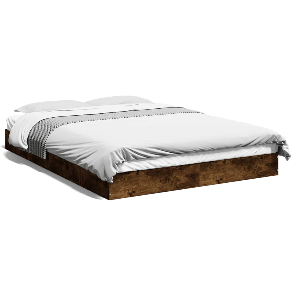 Giroletto senza Materasso Rovere Fumo 140x200 cm in Truciolato | homemem39