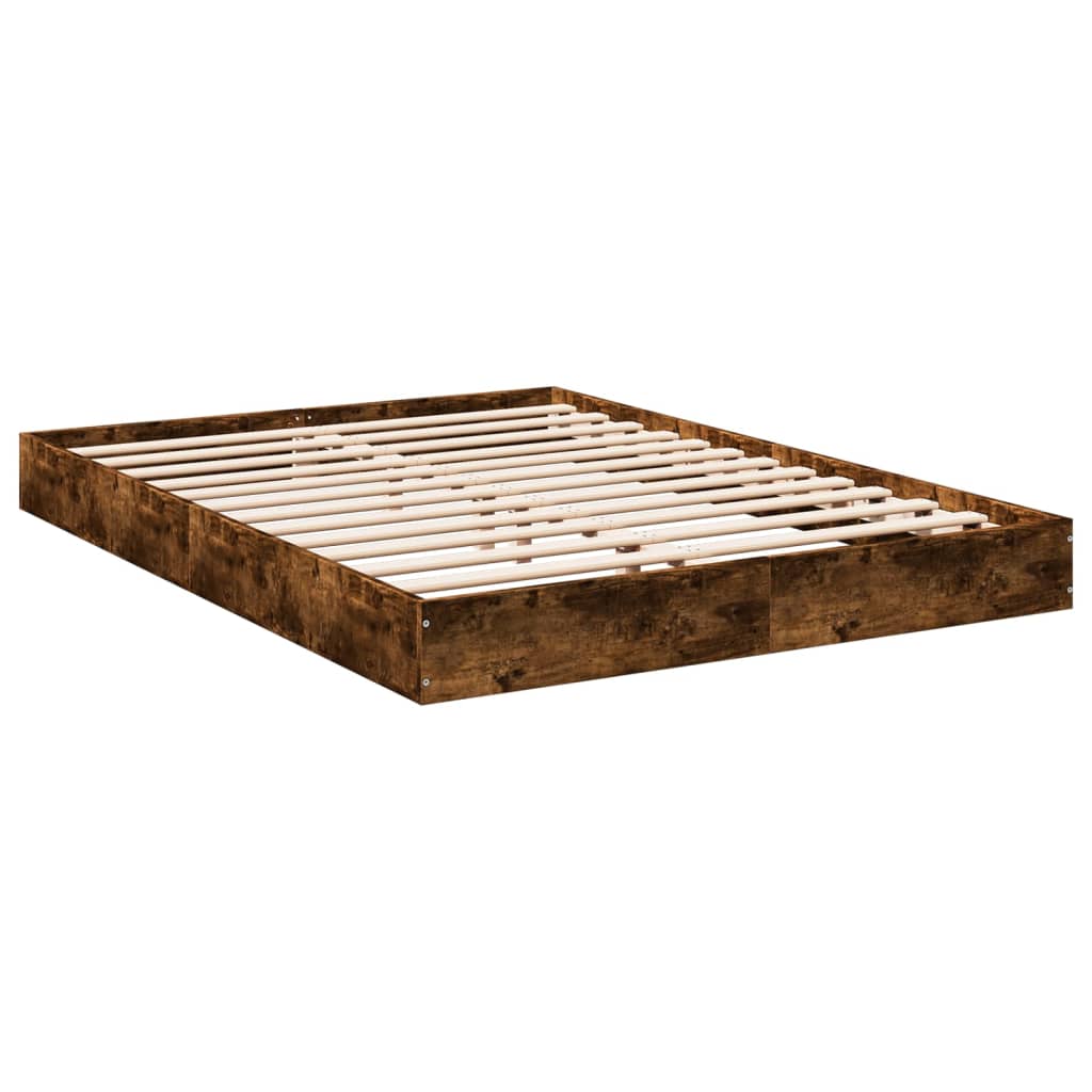 Giroletto senza Materasso Rovere Fumo 140x200 cm in Truciolato | homemem39