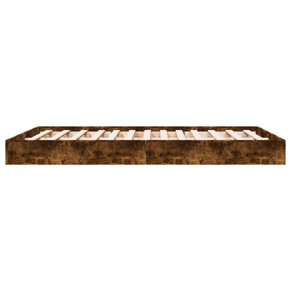 Giroletto senza Materasso Rovere Fumo 140x200 cm in Truciolato | homemem39