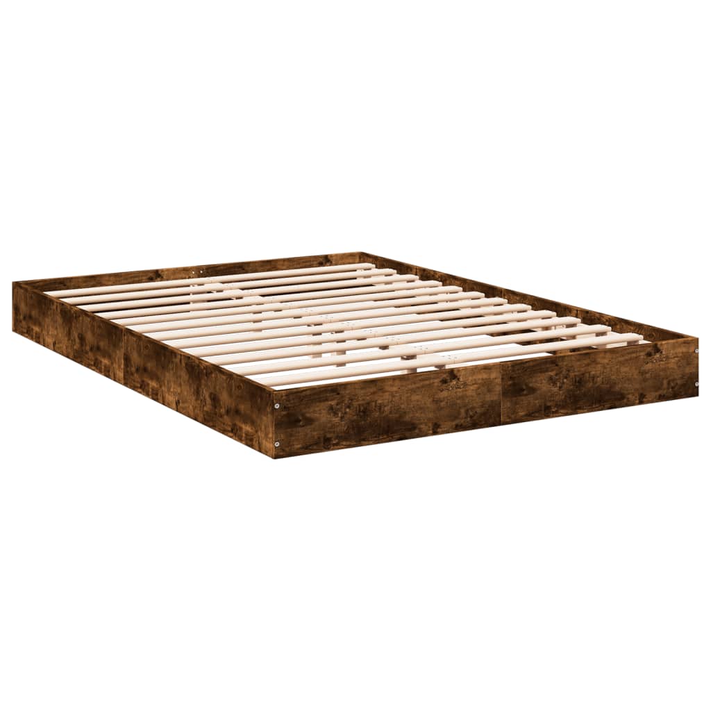 Giroletto senza Materasso Rovere Fumo 140x200 cm in Truciolato | homemem39