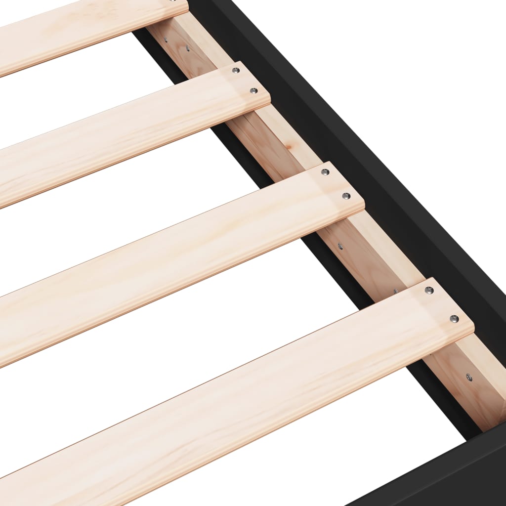 Giroletto Nero 100x200 cm in Legno Multistrato | homemem39