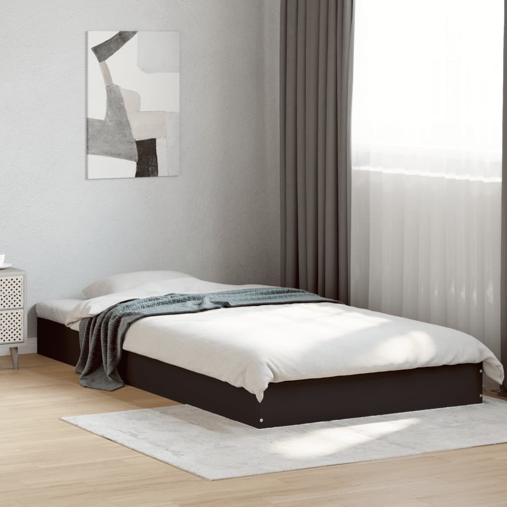Giroletto Nero 100x200 cm in Legno Multistrato | homemem39