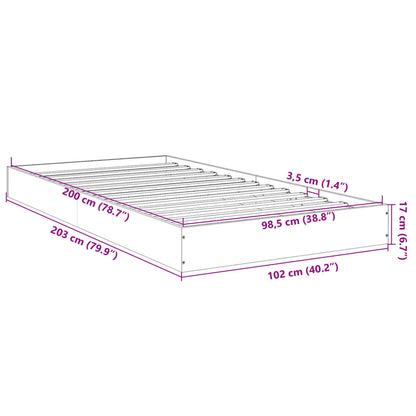 Giroletto Grigio Sonoma 100x200 cm in Legno Multistrato | homemem39