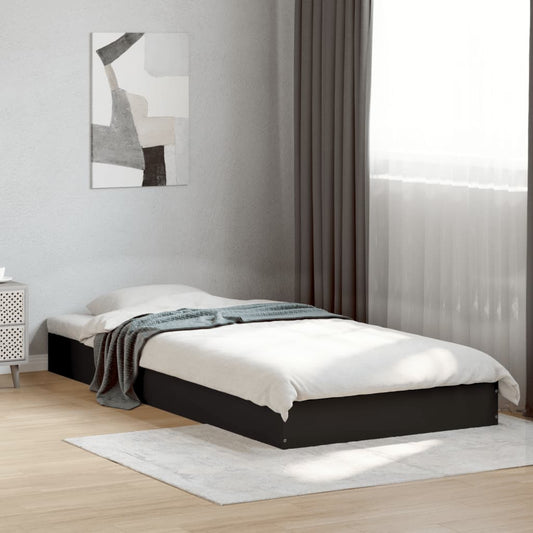 Giroletto Nero 75x190 cm in Legno Multistrato | homemem39