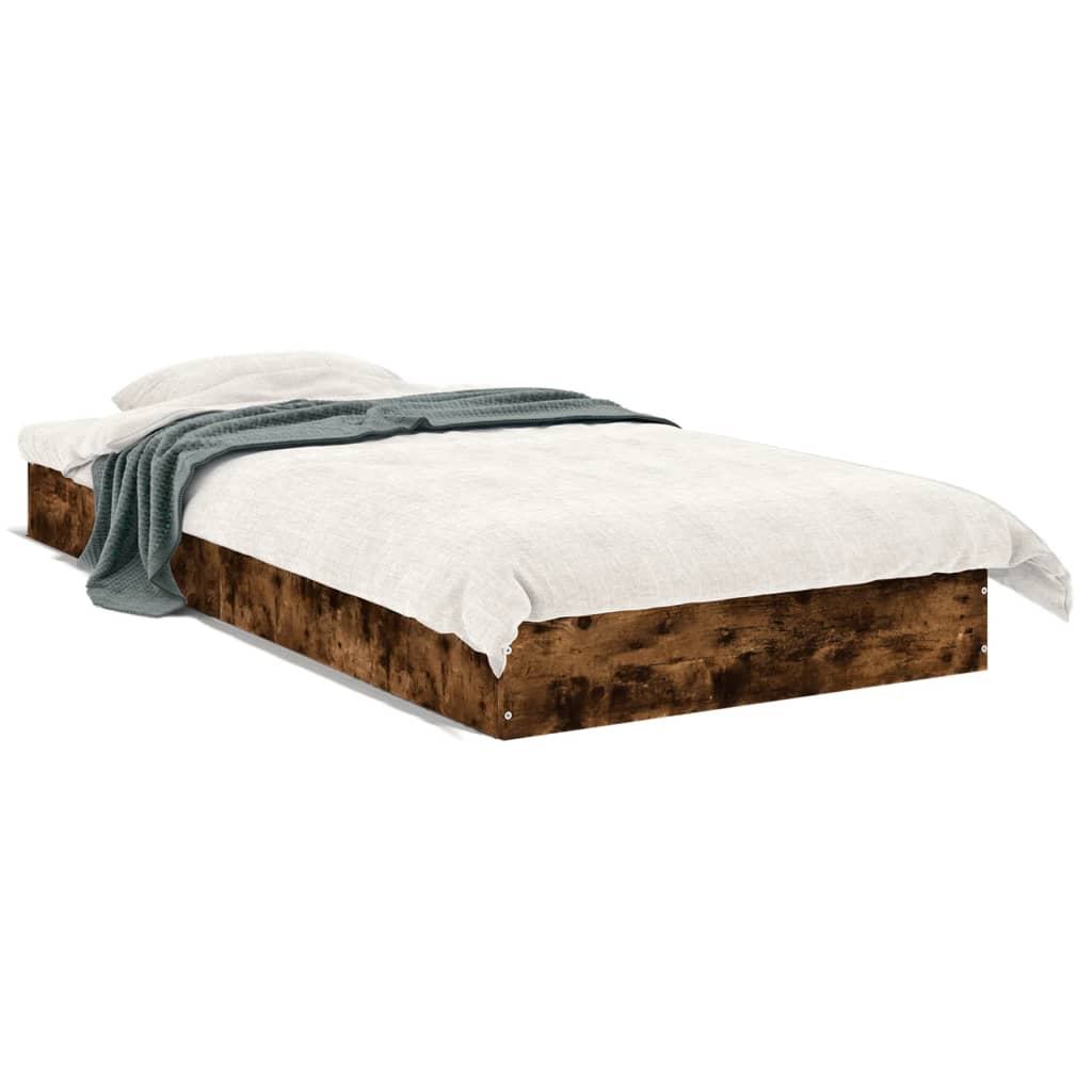 Giroletto senza Materasso Rovere Fumo 75x190 cm in Truciolato | homemem39