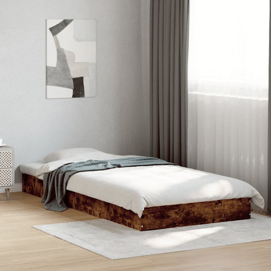 Giroletto senza Materasso Rovere Fumo 75x190 cm in Truciolato | homemem39