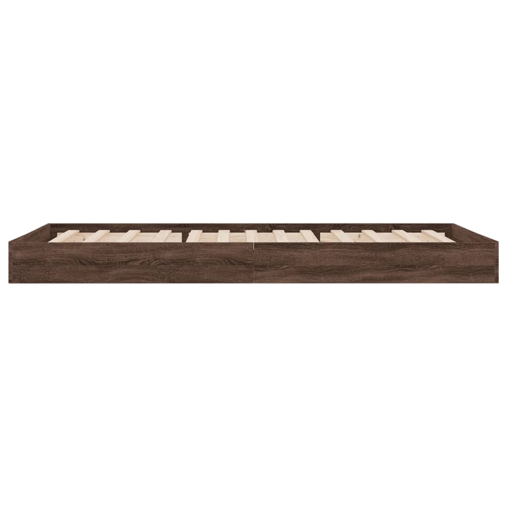 Giroletto senza Materasso Rovere Marrone 75x190cm in Truciolato | homemem39