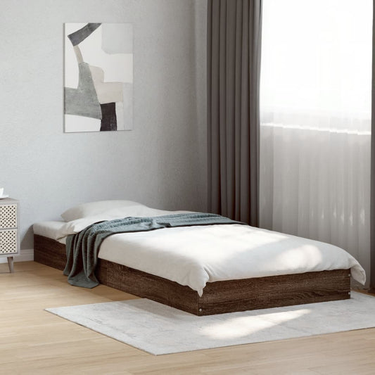 Giroletto senza Materasso Rovere Marrone 75x190cm in Truciolato | homemem39