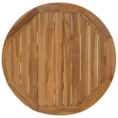 Tavolo da Giardino Ø109x74 cm in Legno Massello di Teak | homemem39