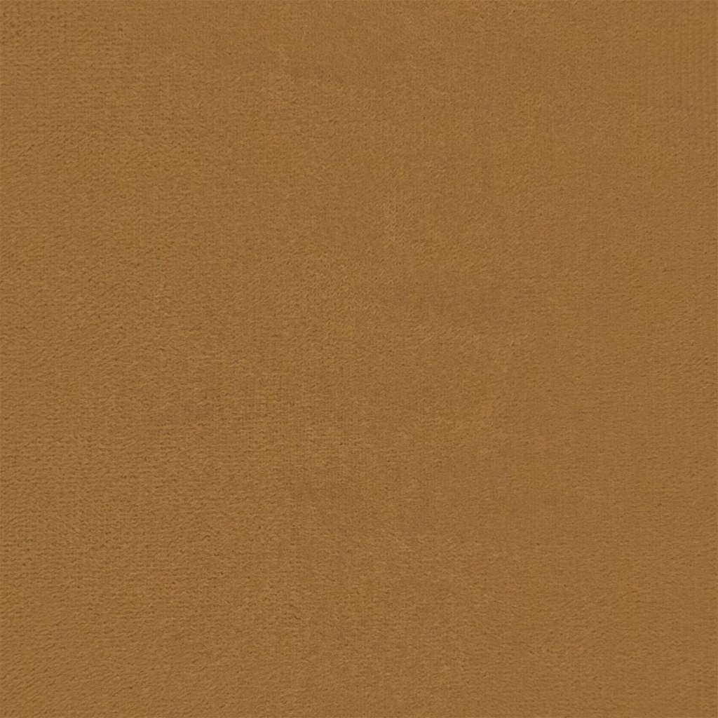 Poltrona con Poggiapiedi Marrone 60 cm in Velluto | homemem39