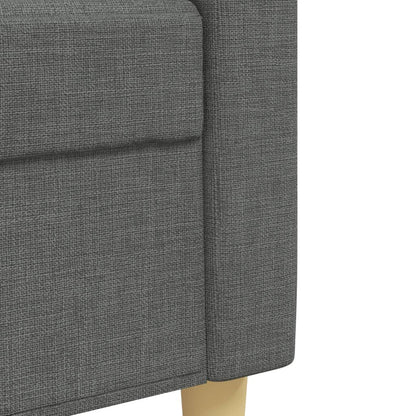Set di Divani 3 pz Grigio Scuro in Tessuto | homemem39