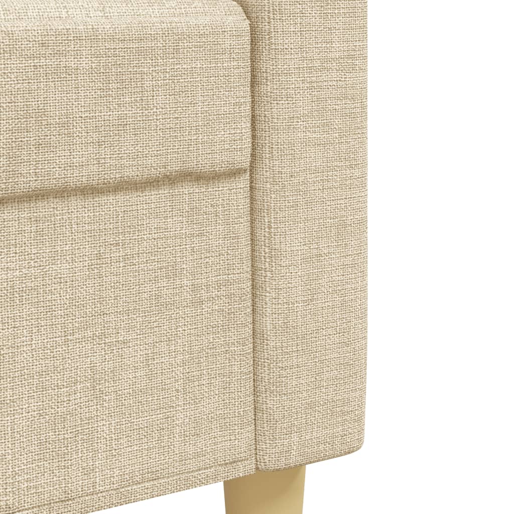 Set di Divani 3 pz Crema in Tessuto | homemem39