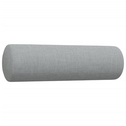 Set Divani 2 pz con Cuscini Decorativi Grigio Chiaro in Tessuto | homemem39