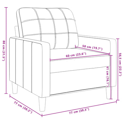 Set di Divani 4 pz con Cuscini Grigio Scuro in Velluto