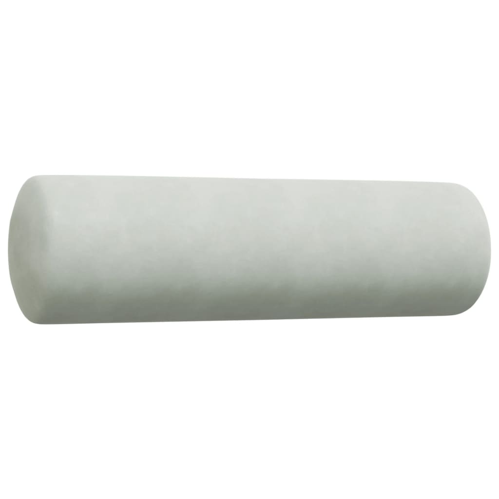 Set di Divani 3 pz con Cuscini e Rinforzi Grigio Chiaro Velluto | homemem39