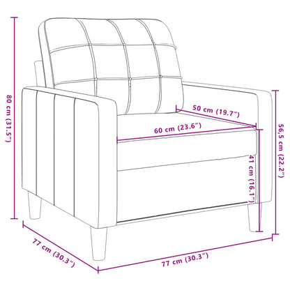 Set di Divani 3 pz con Cuscini Grigio Chiaro in Velluto | homemem39