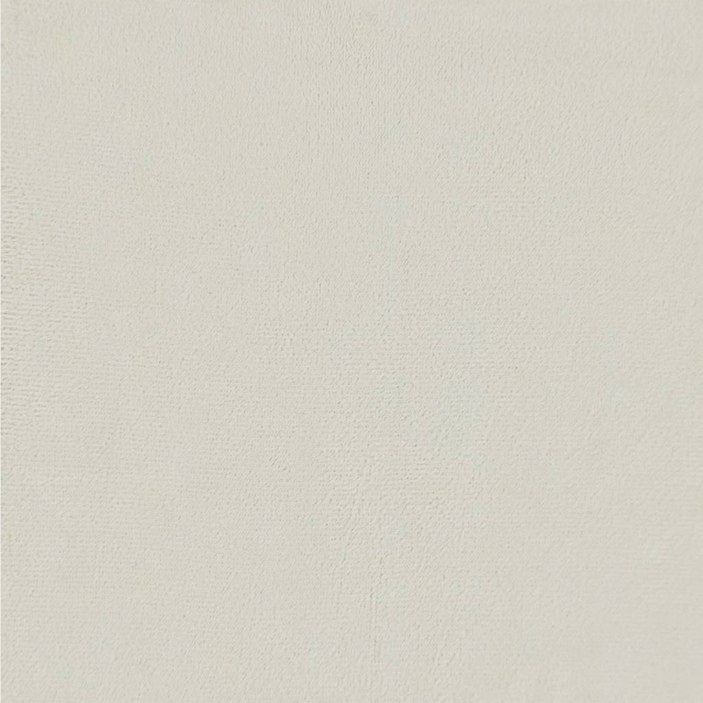 Set di Divani 3 pz con Cuscini e Rinforzi Crema in Velluto