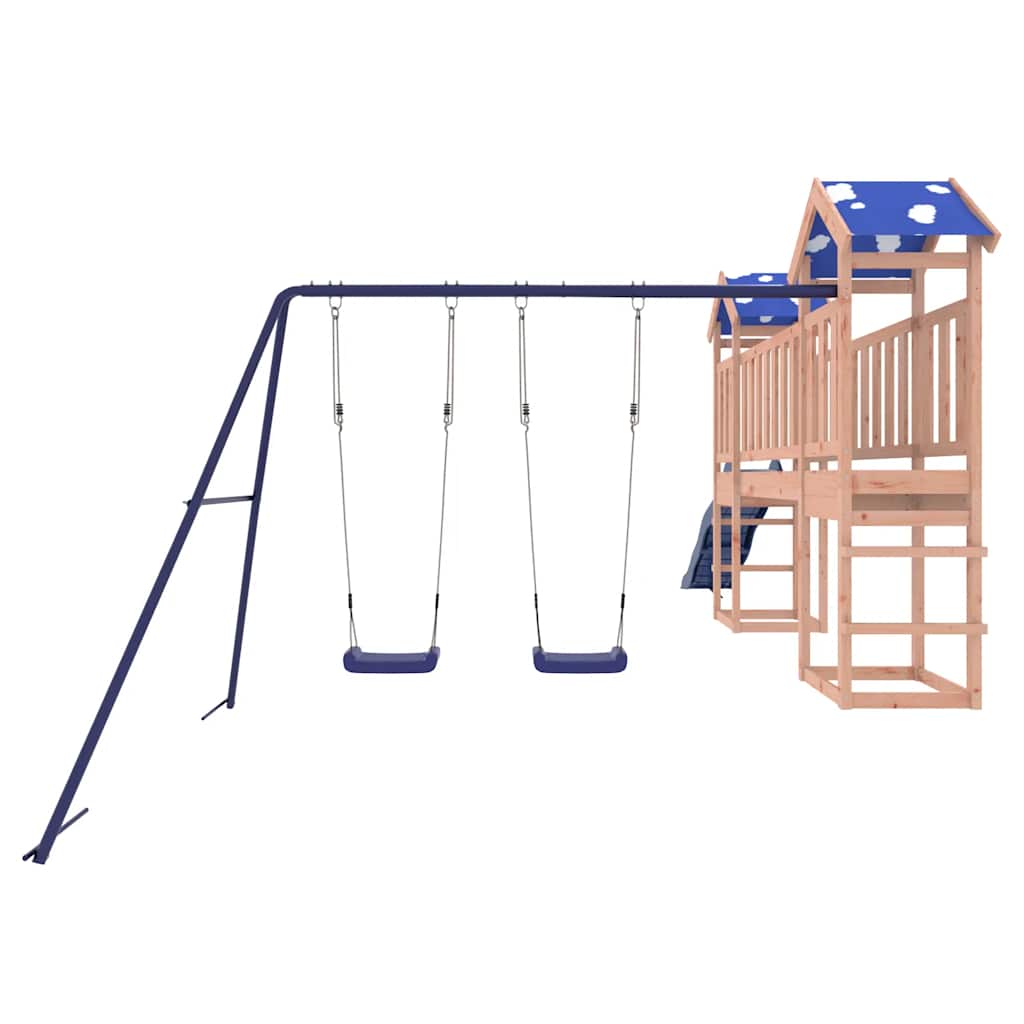 Set da Gioco da Esterno in Legno Massello di Douglas