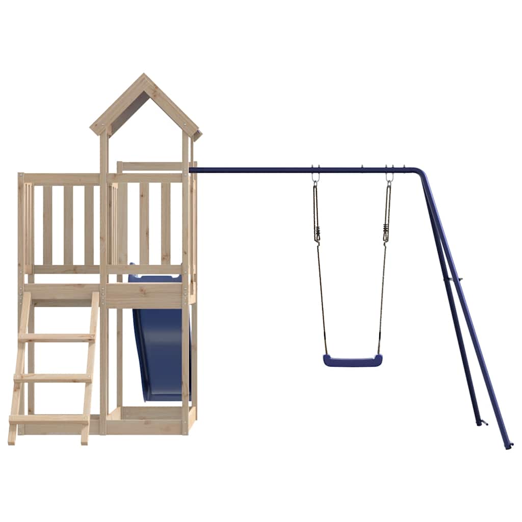 Set da Gioco da Esterno in Legno Massello di Pino | homemem39