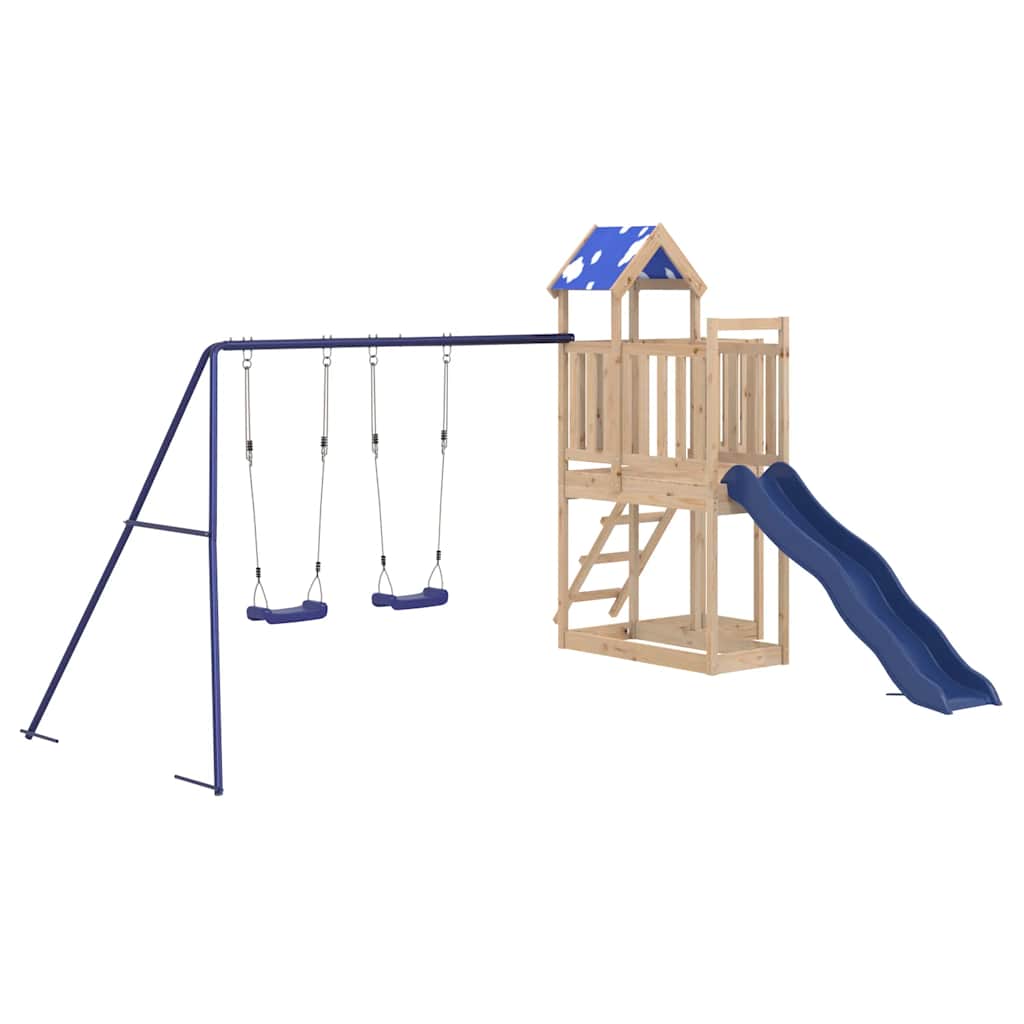 Set da Gioco da Esterno in Legno Massello di Pino | homemem39