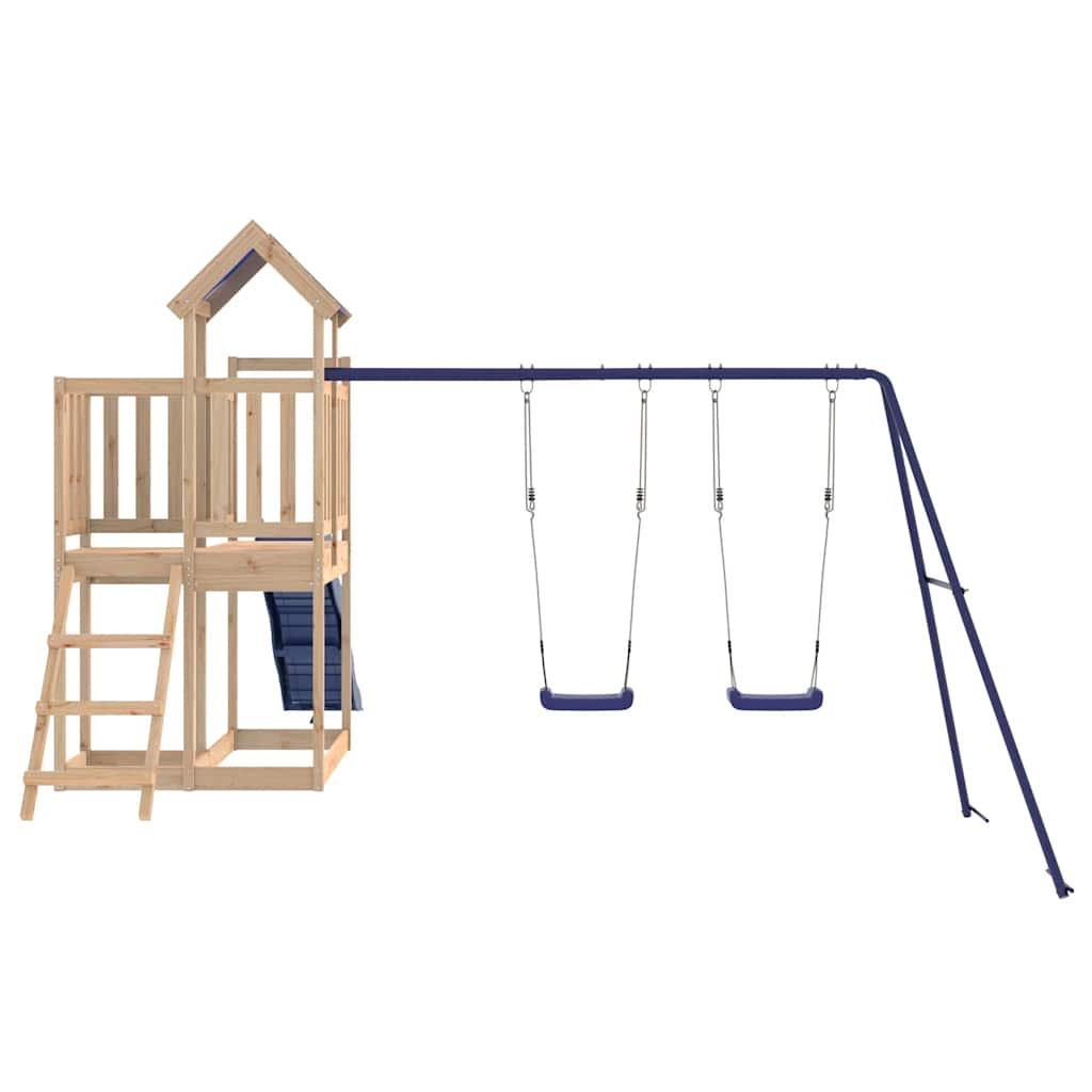 Set da Gioco da Esterno in Legno Massello di Pino | homemem39