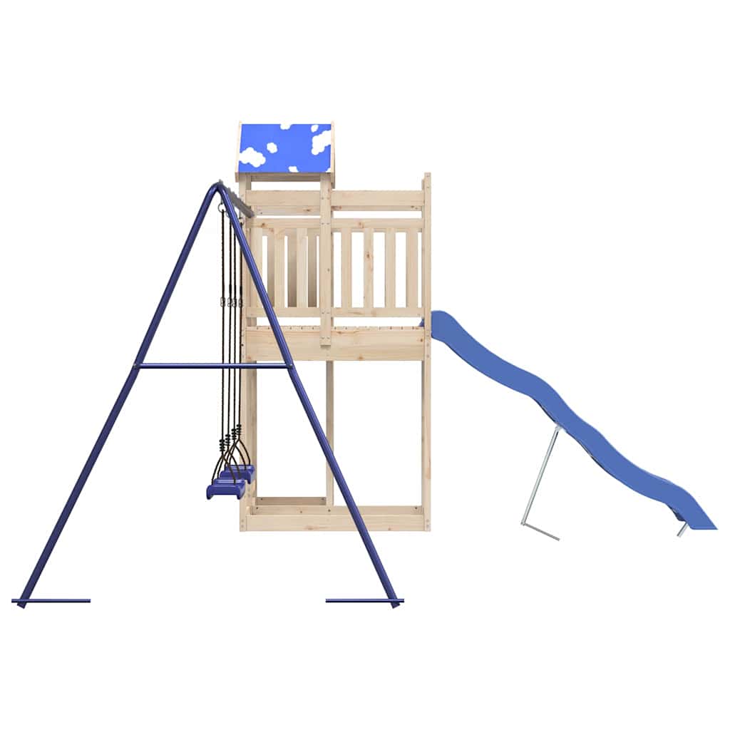 Set da Gioco da Esterno in Legno Massello di Pino | homemem39