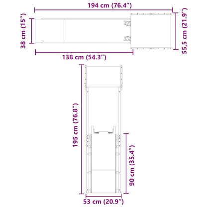 Set da Gioco da Esterno in Legno Massello di Pino | homemem39