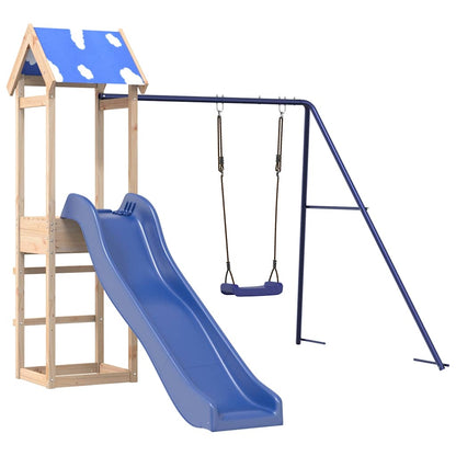 Set da Gioco da Esterno in Legno Massello di Pino | homemem39