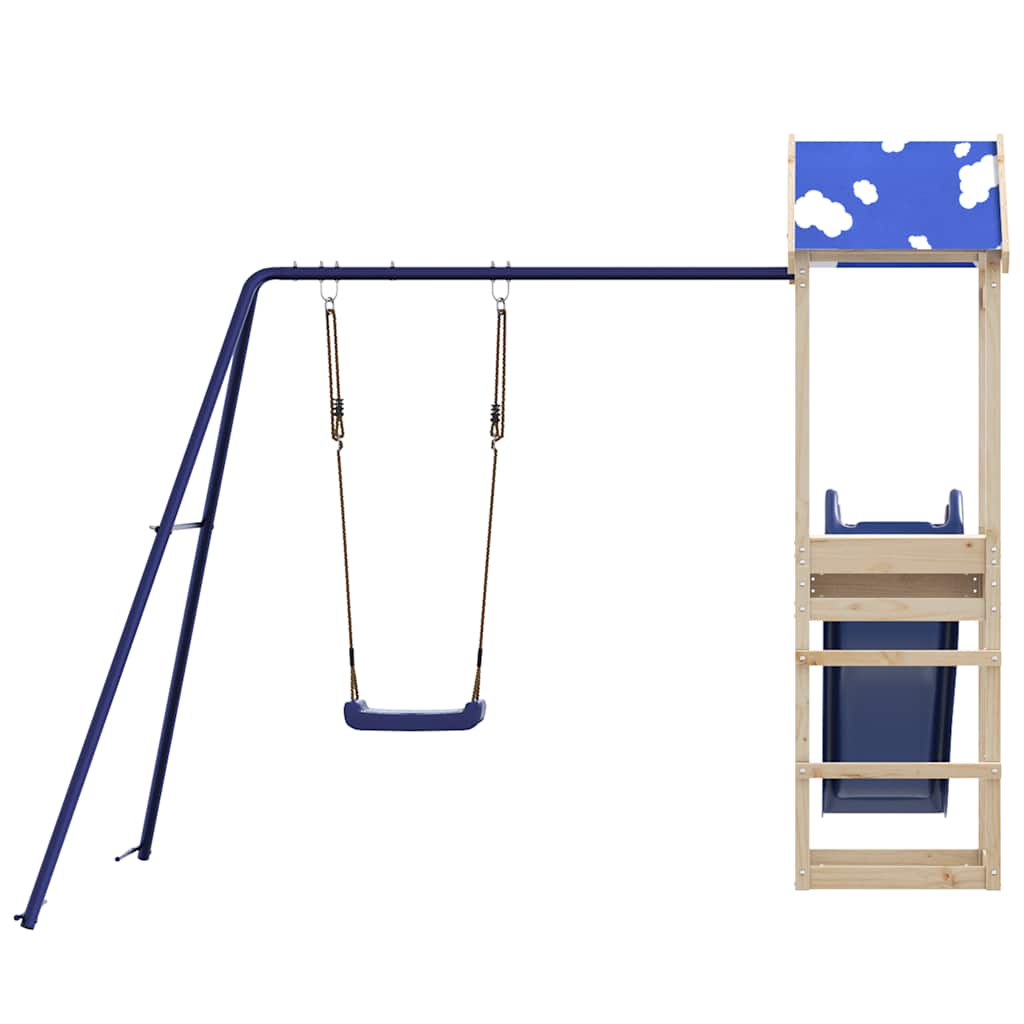 Set da Gioco da Esterno in Legno Massello di Pino | homemem39