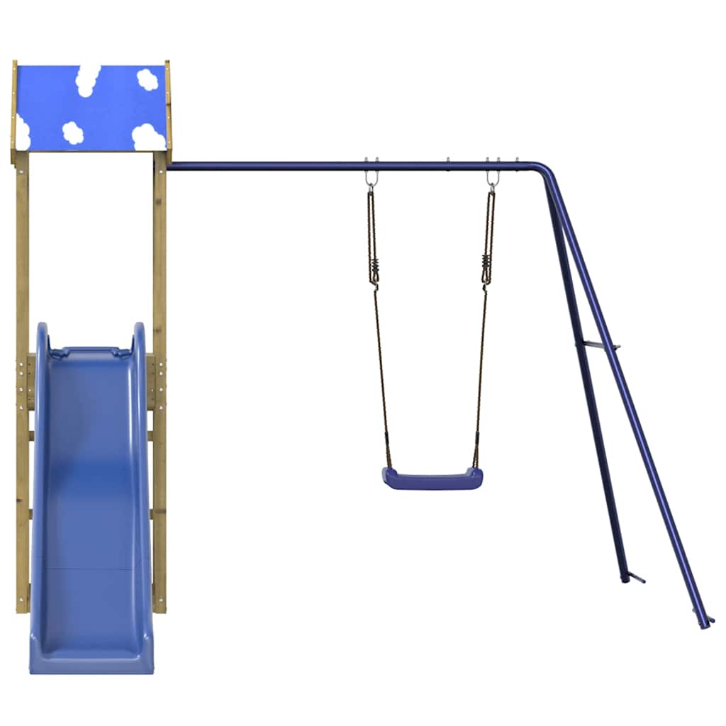 Set da Gioco da Esterno in Legno di Pino Impregnato | homemem39