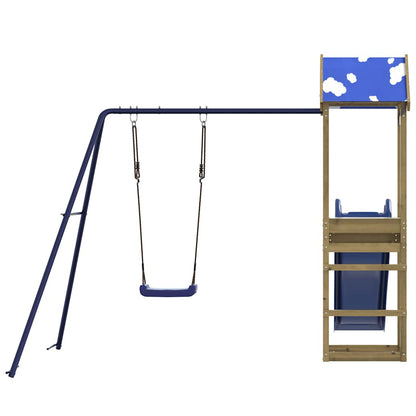 Set da Gioco da Esterno in Legno di Pino Impregnato | homemem39