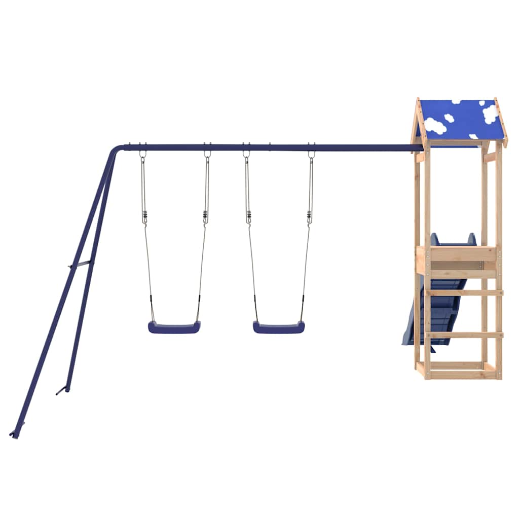 Set da Gioco da Esterno in Legno Massello di Pino | homemem39