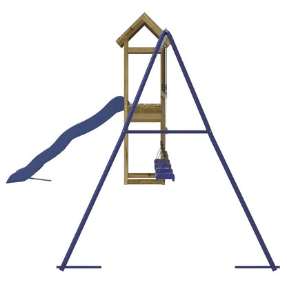 Set da Gioco da Esterno in Legno di Pino Impregnato | homemem39