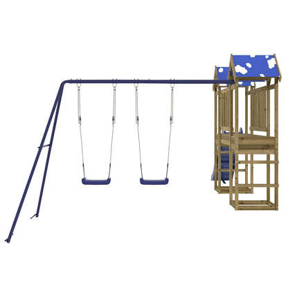 Set da Gioco da Esterno in Legno di Pino Impregnato | homemem39