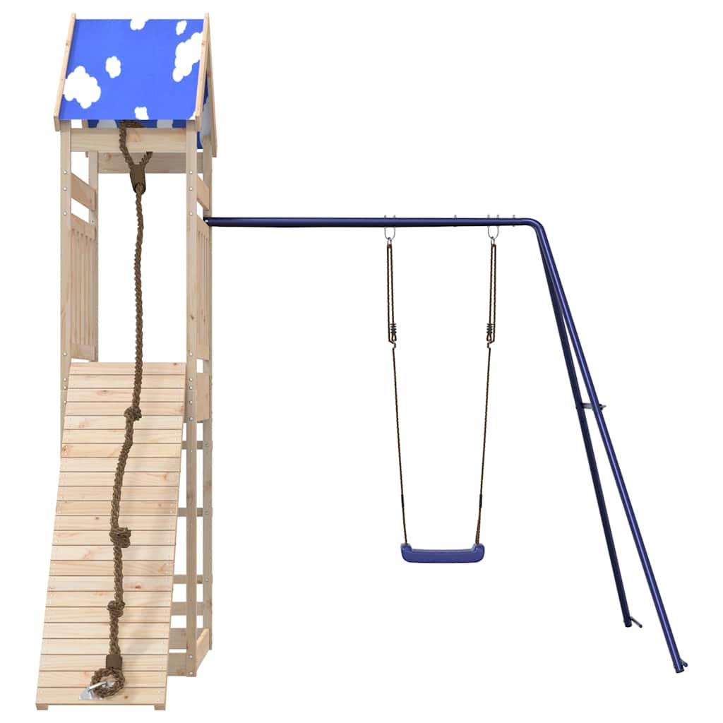 Set da Gioco da Esterno in Legno Massello di Pino | homemem39