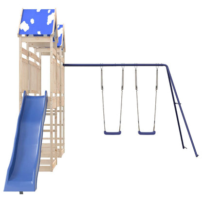 Set da Gioco da Esterno in Legno Massello di Pino | homemem39