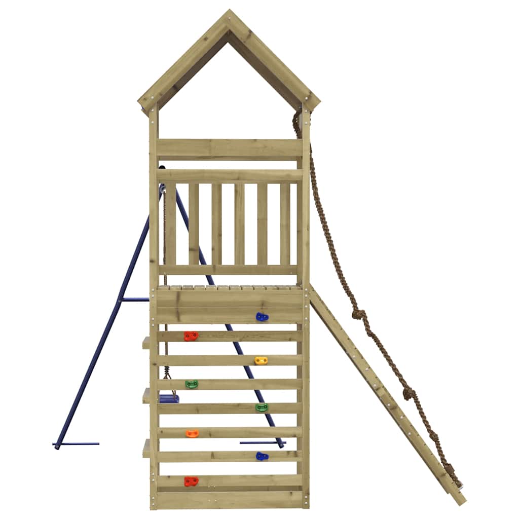 Set da Gioco da Esterno in Legno di Pino Impregnato | homemem39