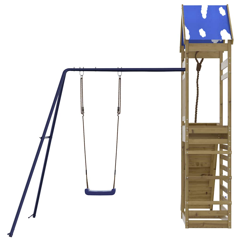 Set da Gioco da Esterno in Legno di Pino Impregnato | homemem39