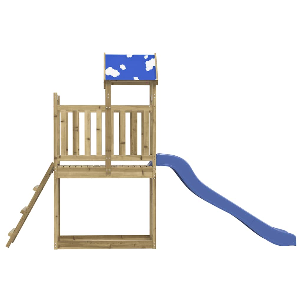 Set da Gioco da Esterno in Legno di Pino Impregnato | homemem39