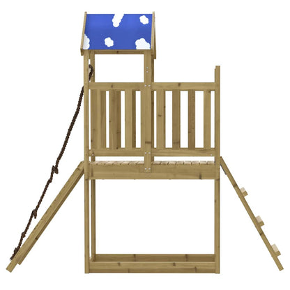 Set da Gioco da Esterno in Legno di Pino Impregnato | homemem39