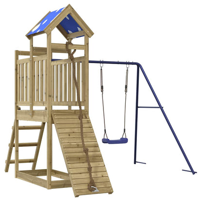 Set da Gioco da Esterno in Legno di Pino Impregnato | homemem39