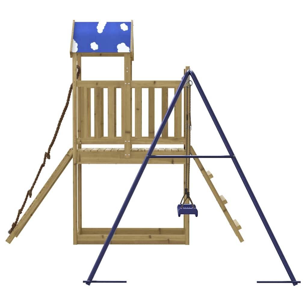 Set da Gioco da Esterno in Legno di Pino Impregnato | homemem39