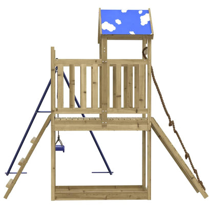 Set da Gioco da Esterno in Legno di Pino Impregnato | homemem39