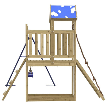 Set da Gioco da Esterno in Legno di Pino Impregnato | homemem39