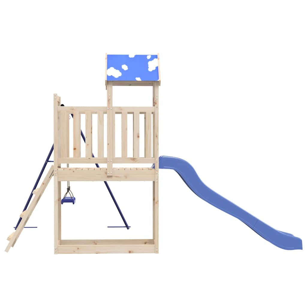 Set da Gioco da Esterno in Legno Massello di Pino | homemem39