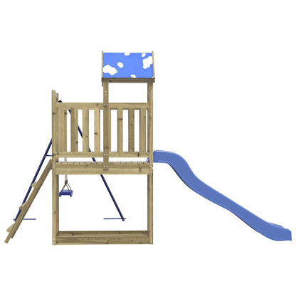 Set da Gioco da Esterno in Legno di Pino Impregnato | homemem39