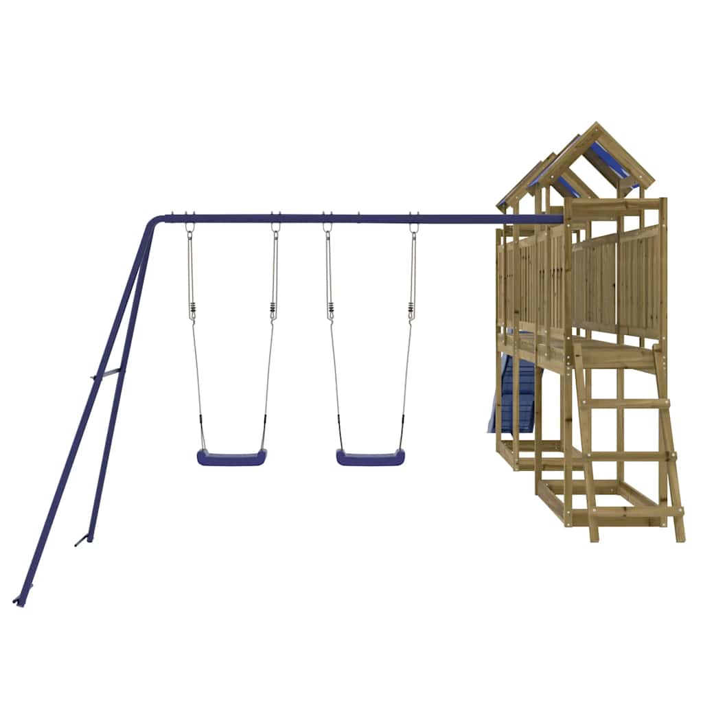 Set da Gioco da Esterno in Legno di Pino Impregnato | homemem39
