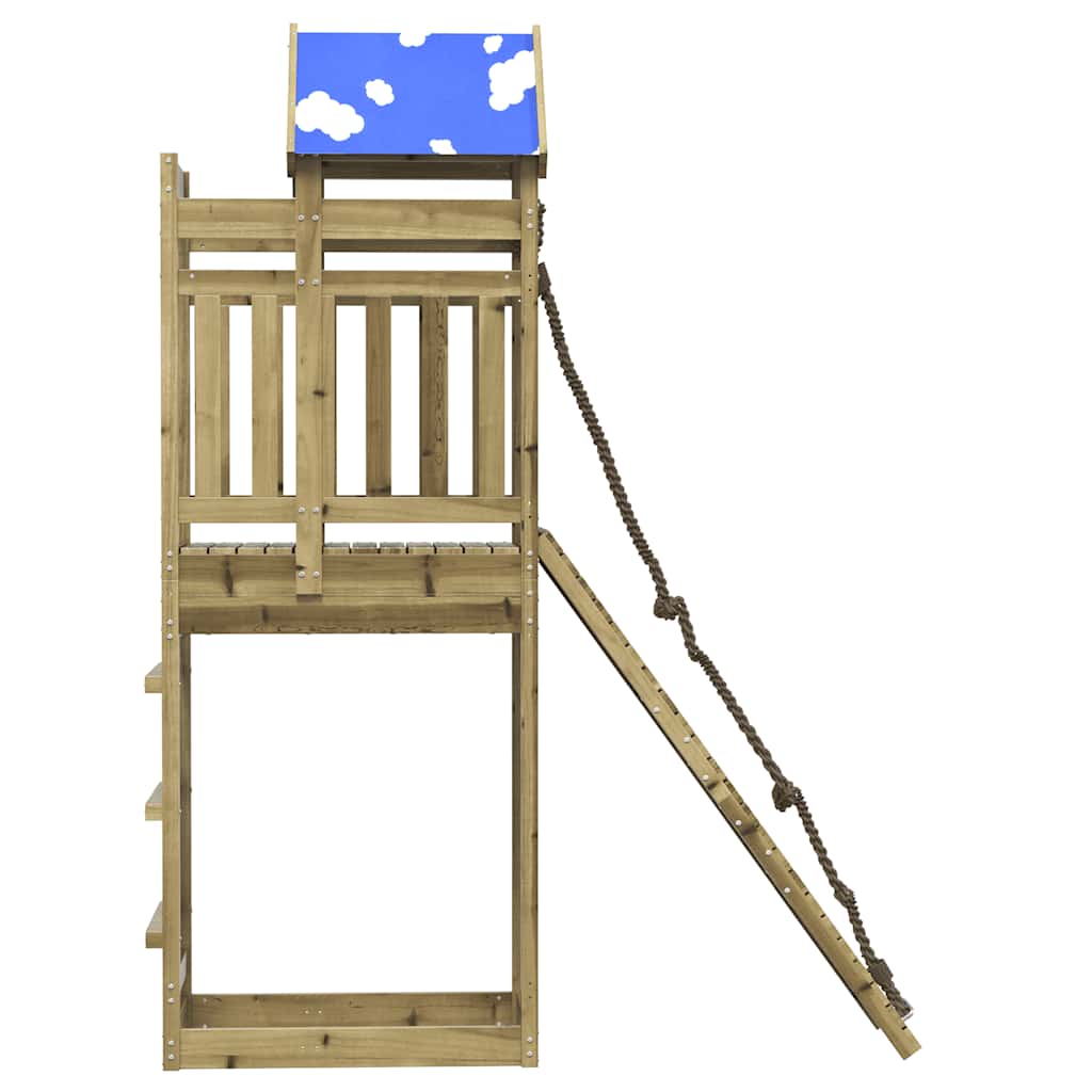 Set da Gioco da Esterno in Legno di Pino Impregnato | homemem39