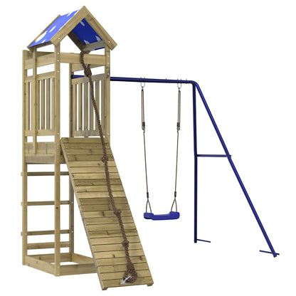 Set da Gioco da Esterno in Legno di Pino Impregnato | homemem39